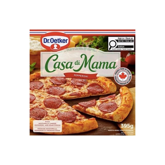 Dr.Oetker Casa di Mama Pepperoni Pizza - 2 Packs x 395g (790g Total)